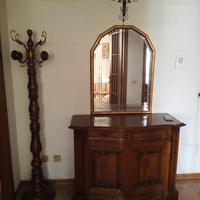 Mobile da ingresso con piantana e specchio 