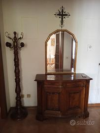 Mobile da ingresso con piantana e specchio 