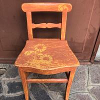 Sedia legno epoca bambino