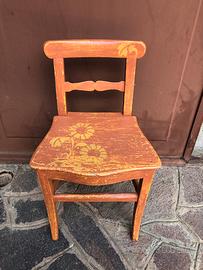 Sedia legno epoca bambino