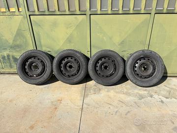 Cerchi in acciaio 14” Peugeot 206 con gomme