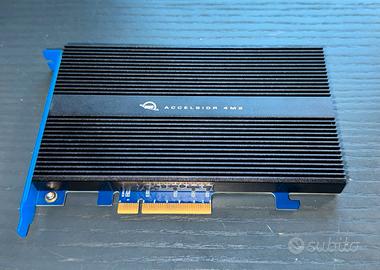 OWC Accelsior 4M2 PCIe SSD (usato, senza NVMe)