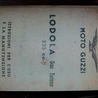 Libretto uso Moto Guzzi Lodola 235