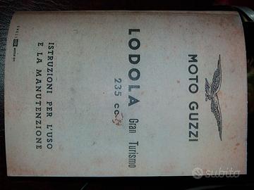 Libretto uso Moto Guzzi Lodola 235
