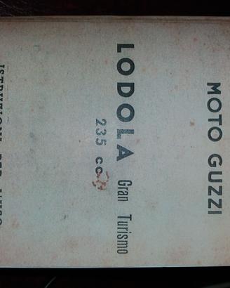 Libretto uso Moto Guzzi Lodola 235