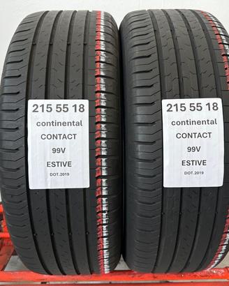 2 gomme 215 55 18 CONTINENTAL