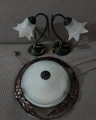 Set coordinato di lampade