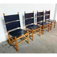 4 sedie mod Kentucky design by Carlo Scarpa