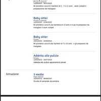 Lavoro babysitter o pulizie