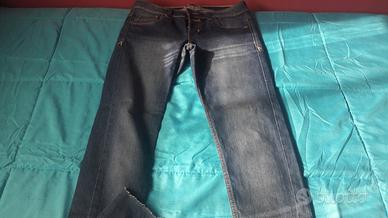 Jeans DONNA blu sancrati Terranova Tg S - NUOVI