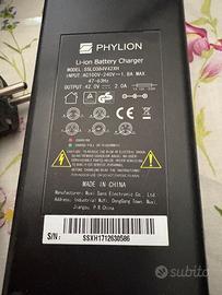 Batteria bici elettrica e caricabatterie