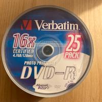 DVD-R photo printable Verbatim 16x 25pz