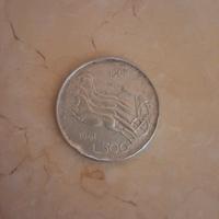 Moneta 500 lire in argento 