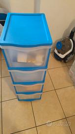 Cassettiere, ventilatore e stampante 