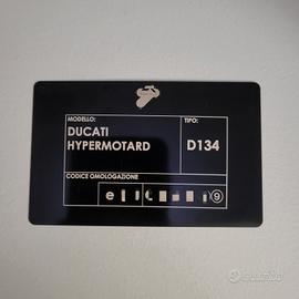 Documento Omologazione Scarico / Terminale moto