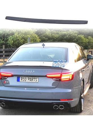 SPOILER AUDI A4 B9 SEDAN 15-19 LOOK RS4 NERO OPACO