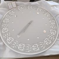 Orologio da muro Femiano con dettagli in argento