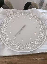 Orologio da muro Femiano con dettagli in argento