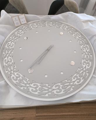 Orologio da muro Femiano con dettagli in argento