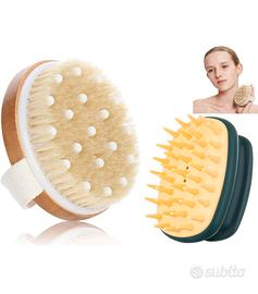 NUOVO Spazzola per il corpo con spazzola bagnata-s