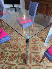 Tavolo cristallo 160x80