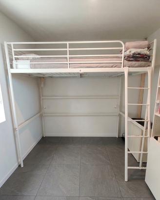 Letto a castello una piazza e mezza con materasso