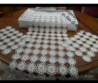 Coperta matrimoniale in filo di scozia sped. Grat.