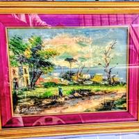 Quadri con paesaggi dipinti dal Pittore Giordano.