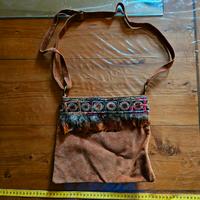 borsa borsetta a spalla in pelle vera