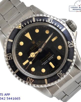 ROLEX Submariner 5512 No date glossy 4 Lines 1960