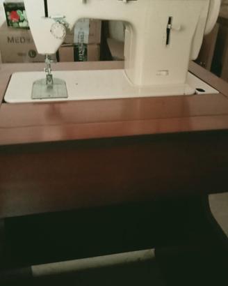 macchina per cucire singer elettrica con mobile 