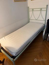 Letto singolo ferro battuto