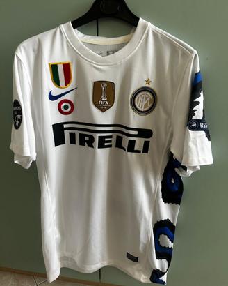 Maglia Inter Milito 22 Bianca M Nuova Cartellino