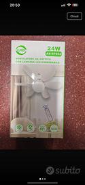 Ventilatore da soffitto con lampada led
