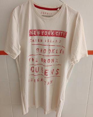 maglia Esprit uomo bianca 