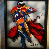 Dipinto famoso Henry Escobar Pop-art collezione