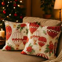 1 federa piu cuscino decorazione natalizia