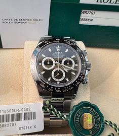 Rolex Daytona ceramica nero full set