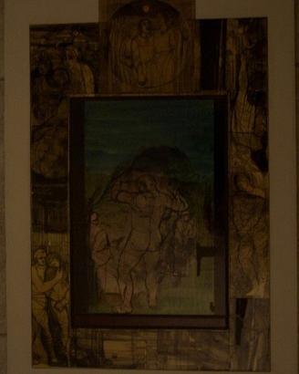 Caffi Gianfranco, "resistenza" 1986, tecnica mista
