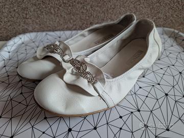Ballerine bianche donna n. 39