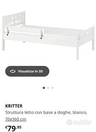 Letto  IKEA bambini + Materasso compatibile