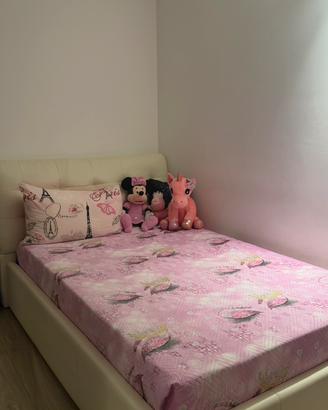 LETTO UNA PIAZZA E MEZZO , CONTENITORE , ECOPELLE