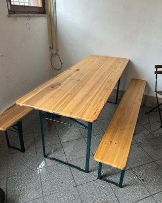 Set birreria tavolo+panche