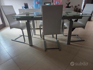 Tavolo vetro temperato 
