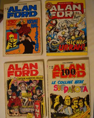 Alan Ford (prima serie): nn. 50, 100, 150 e 200