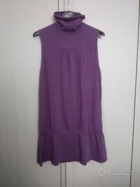 Maglia lunga Cotonella lilla