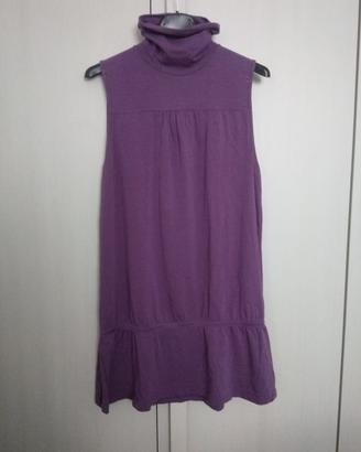 Maglia lunga Cotonella lilla