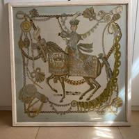 Carré Hermès incorniciato “Le Timbalier”