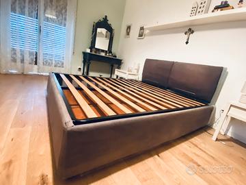 Letto matrimoniale sommier on cassone