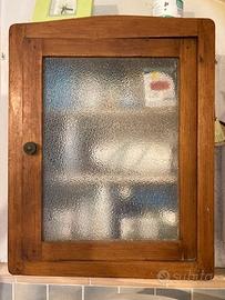 pensile bagno in legno